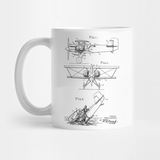 Emergency Flotation Gear for Aircraft Vintage Patent Hand Drawing Mug